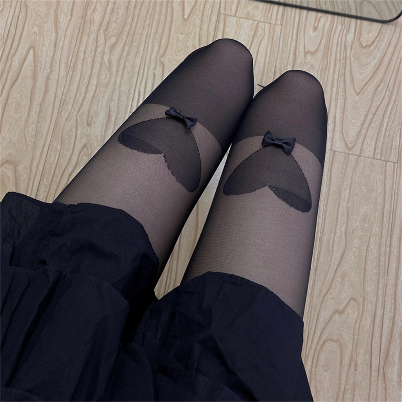 XIXI Quần Tất Đính Nơ Trái Tim Dễ Thương Cho Nữ