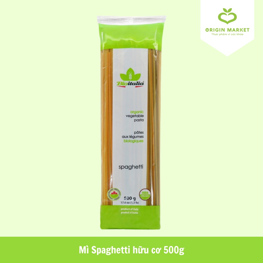 Mì Spaghettini rau củ quả hữu cơ 500g