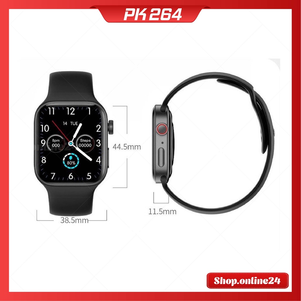 Watch 7 Đồng hồ thông minh Z36 Smartwatch Series 7 Sạc không dây, Nghe gọi bluetooth, Thay ảnh, dùng được 2 nút