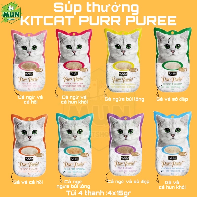 Súp thưởng Kitcat Purr Puree gói 4 thanh