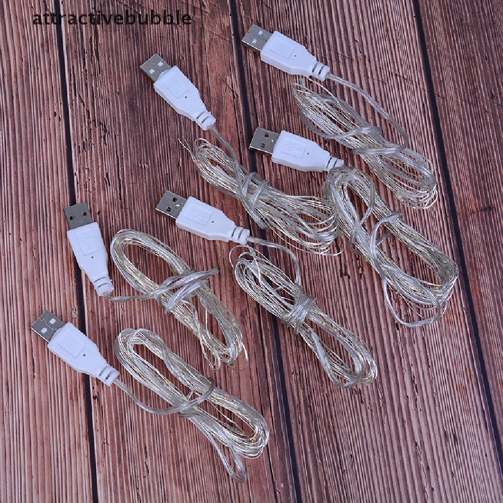 Dây Đèn Led Trang Trí 2M 20Led 3M 30Led Usb Và Phụ Kiện Đi Kèm