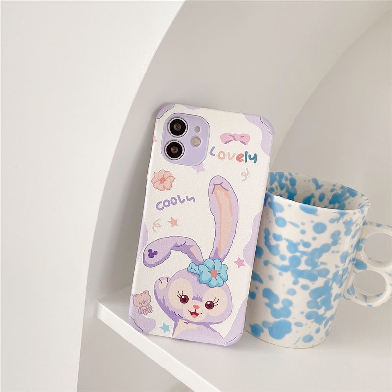 Apple iPhone SE 6 6S 7 8 Plus X XS XR XSMAX Cartoon beautiful ballet rabbit creative mobile phone case lovely StellaLou Fashion mobile phone protective case