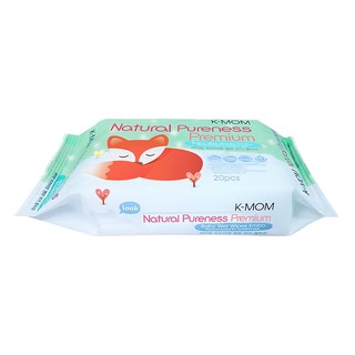 Khăn Ướt K-mom KM13221 Vân Nổi (20 Cái)