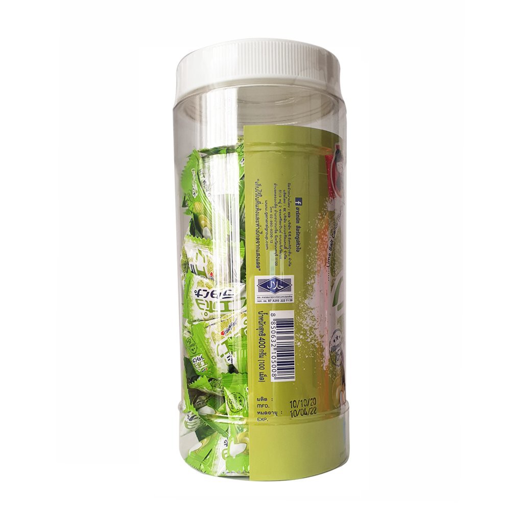 Kẹo chanh muối HARTBEAT Thái Lan 400gr kẹo muối mặn nhập khẩu kẹo chua - hũ