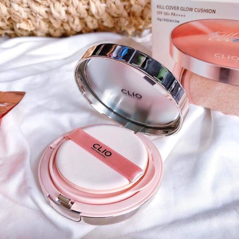 Phấn nước Clio kill cover glow cushion săn sale rẻ