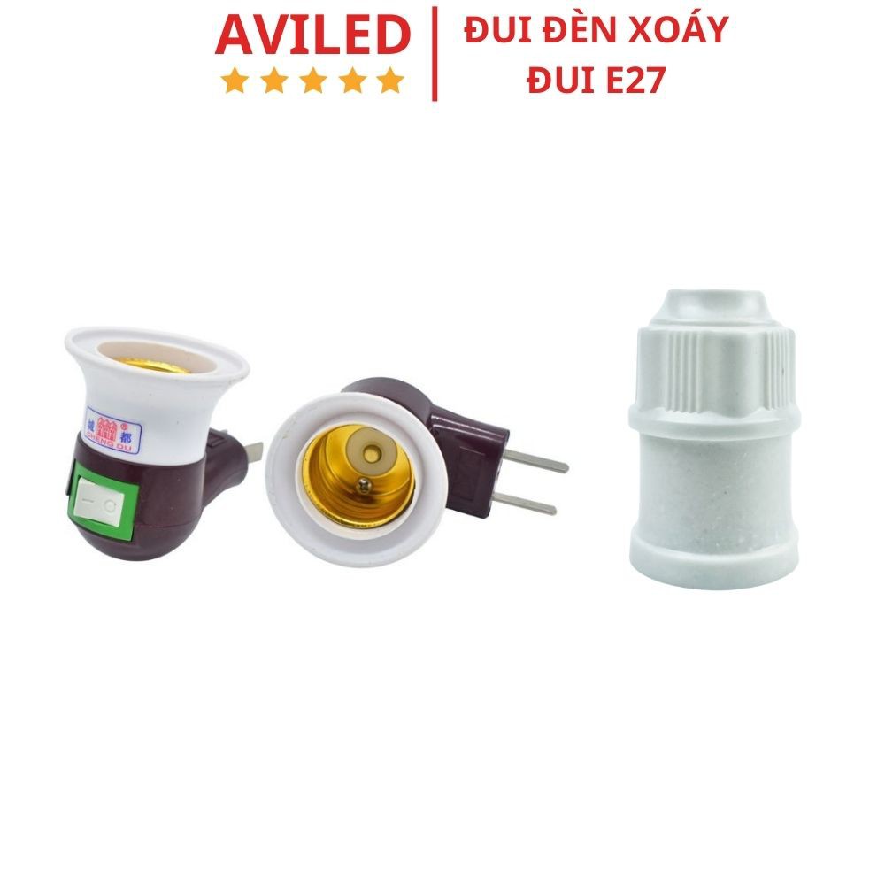 Đui bóng đèn xoáy E27 - Đui đèn led trụ tròn, đui bóng đèn xoáy chất lượng cao giá rẻ AVILED DU1 | BigBuy360 - bigbuy360.vn