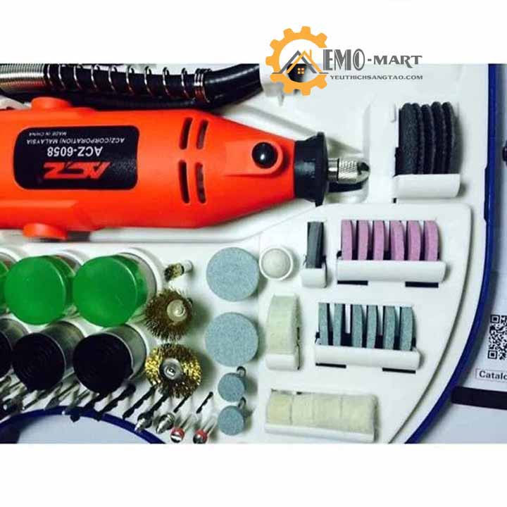 Bộ máy khoan mài mini V4 💥 BH 12 THÁNG 💥 Tốc độ 30000 vòng / phút