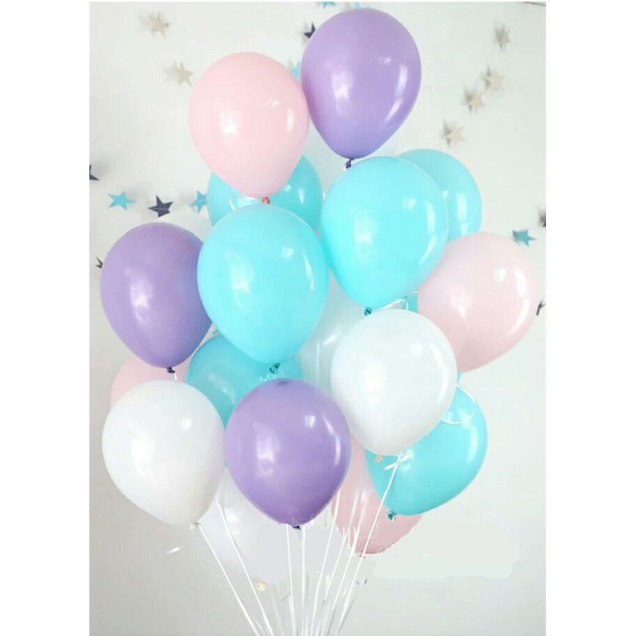 Set 50 bong bóng 12inch 2.2g trang trí tiệc