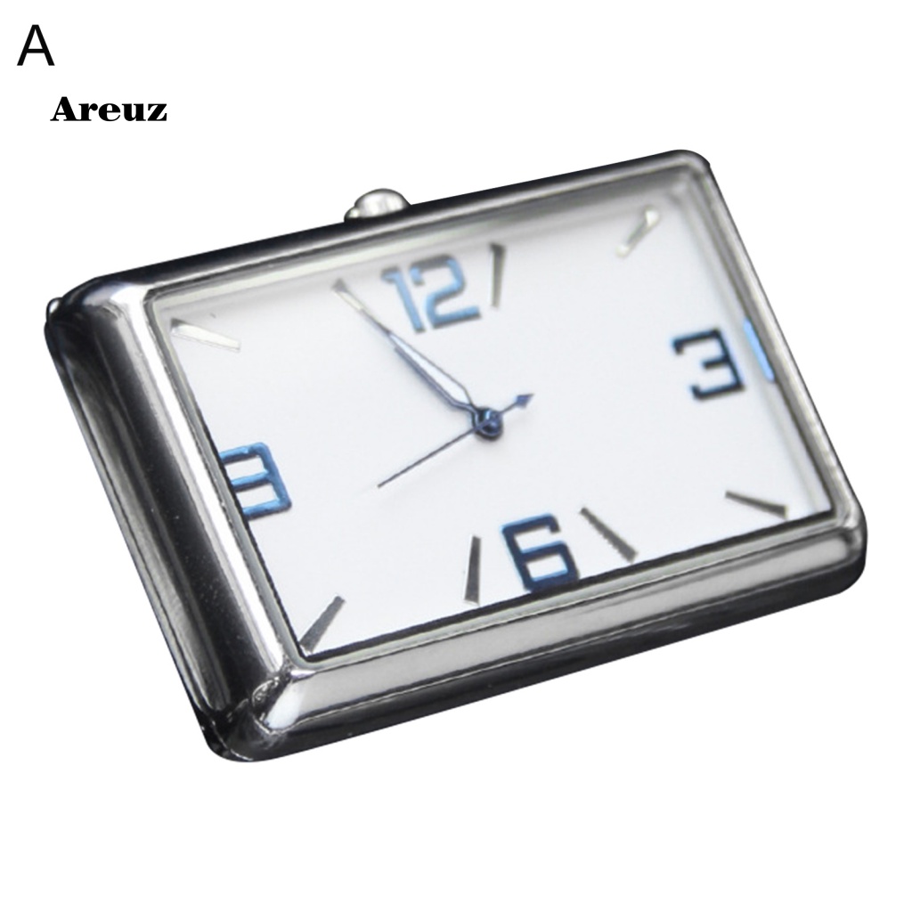 Đồng Hồ Xe Hơi Mini Dạ Quang Nút Bấm Chạy Bằng Pin