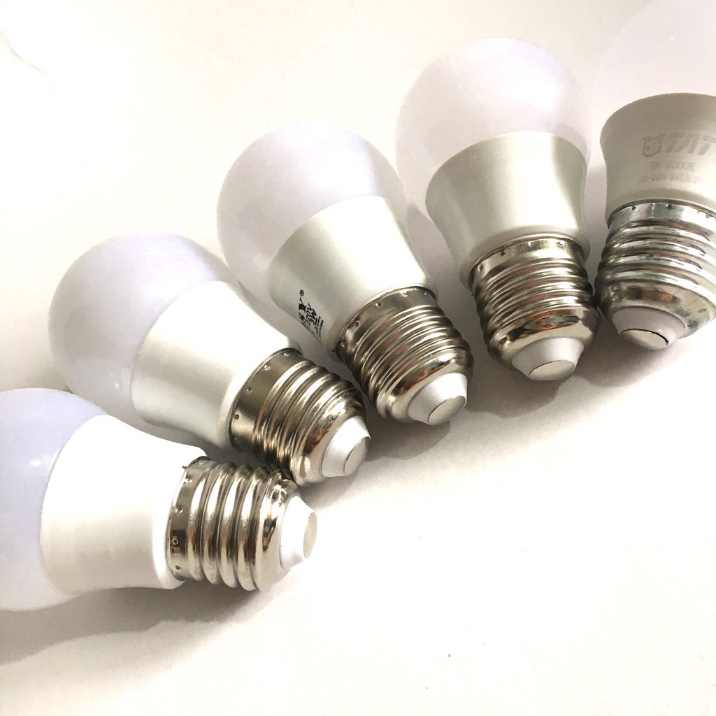 Bóng led búp tròn 3w, 5w, 7w, 9w, 12w kín nước trang trí ngoài trời ánh sáng trắng, vàng