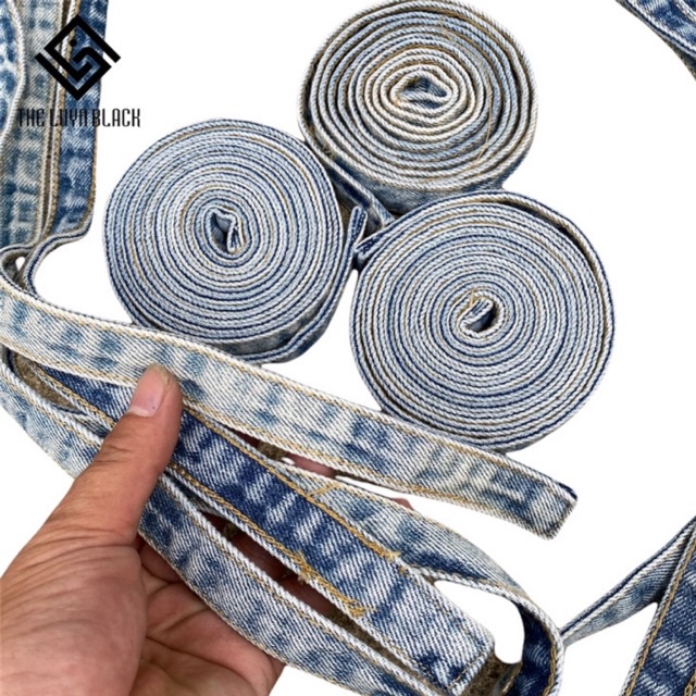 Thắt Lưng Nam The Luyn Black Phụ Kiện Dây Quần Drawstring Dài Hai Mét Phối Jeans Streetwear