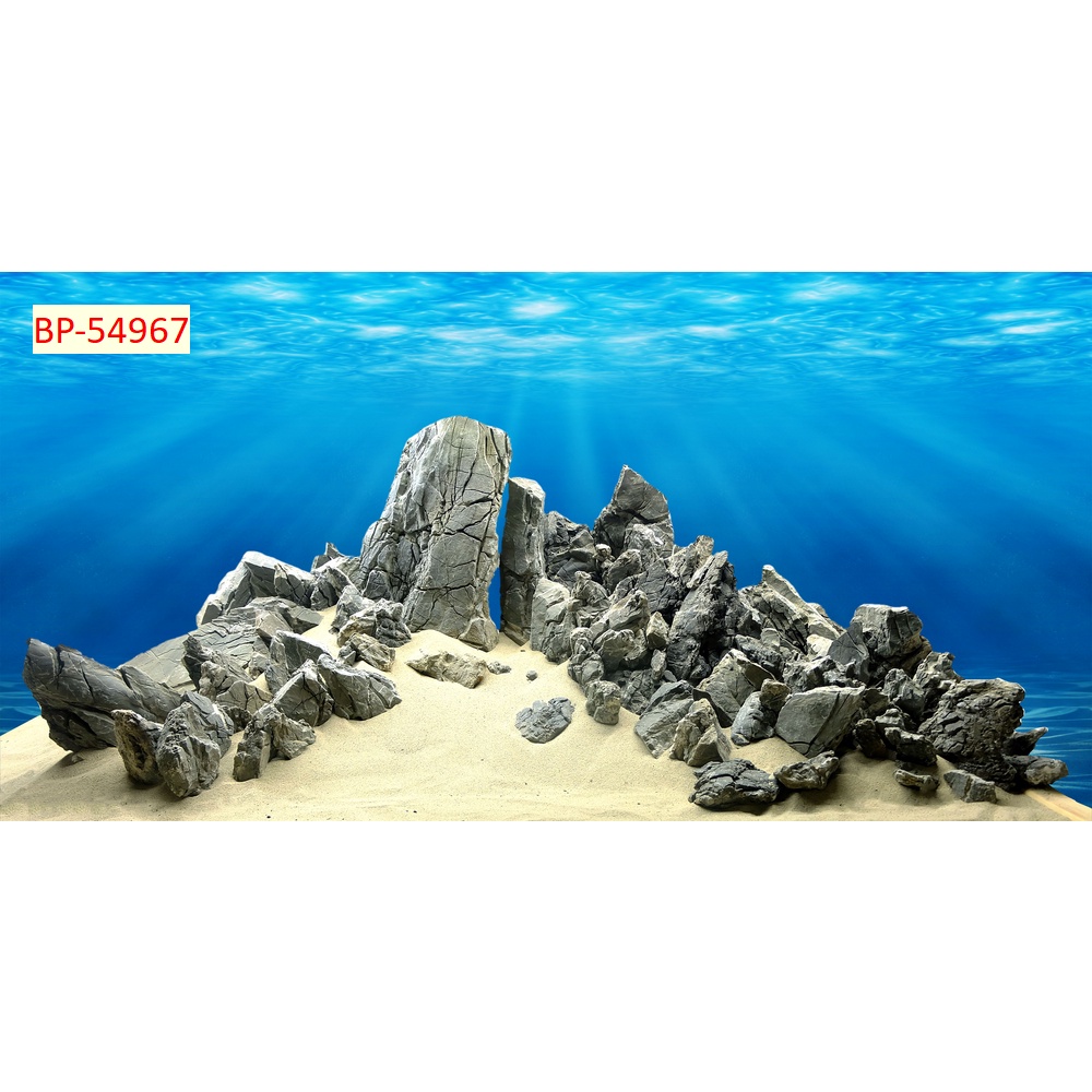 Tranh Dán Tường Hoạt Hình Thế Giới Đại Dương 3D chất liệu chống thấm nước