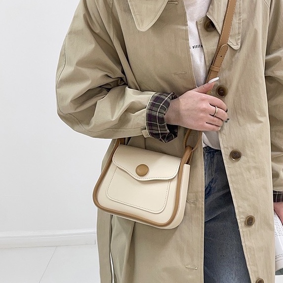 Túi Đeo Vai Linh Store Túi Đeo Chéo Dáng Vuông Nhỏ 2 Màu Phong Cách Hàn Quốc Cao Cấp Cho Nữ