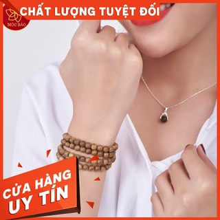 Vòng Tay Trầm Hương Thiên Nhiên 108 Hạt - 8MM - Bảo Hành Mùi Thơm Vĩnh Viễn