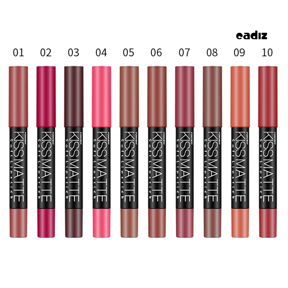 Son Môi DNM Dưỡng Ẩm Chống Thấm Nước Không Dính 19 Màu Tùy Chọn