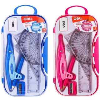 Bộ eke, compa deli g30204 deli