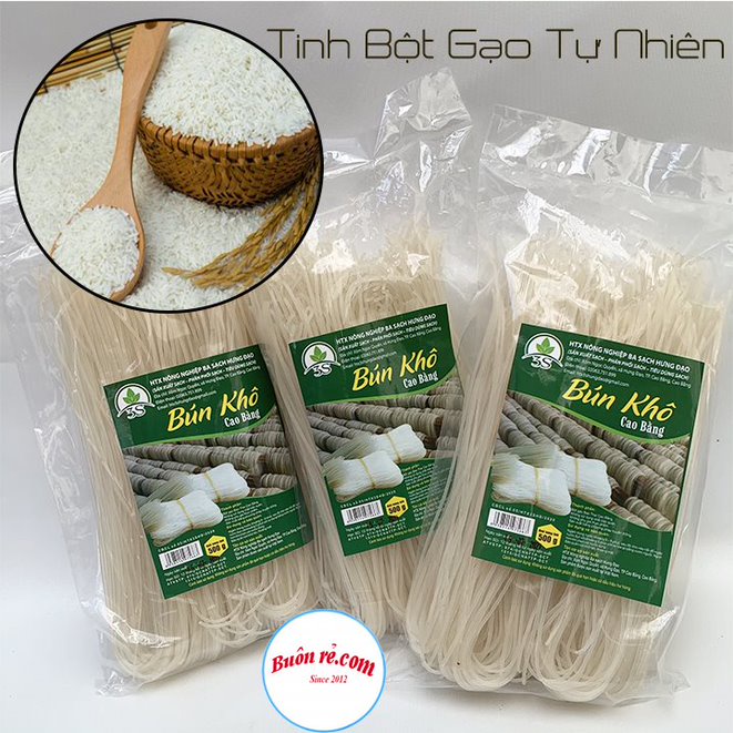 Bún gạo khô đặc sản Cao Bằng nguyên chất ( 500g ) - Bữa ăn sáng lý tưởng 00007