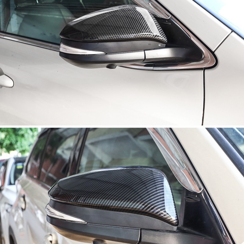 Ốp Gương chiếu hậu CARBON xe Innova, Fortuner 2017 2018 2019 2020 2021 2022 2023 vân cacbon cao cấp