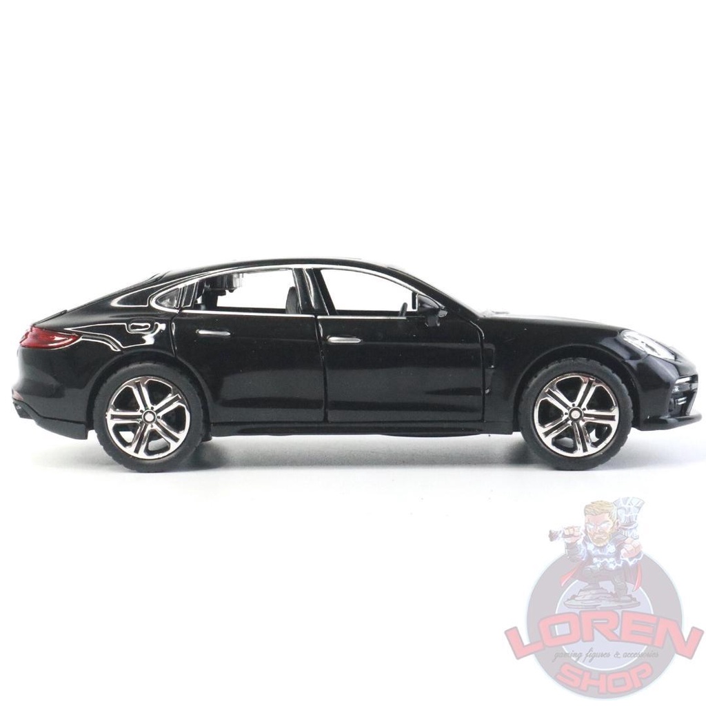 Mô hình ô tô kim loại Porsche Panamera tỷ lệ 1:32, siêu xe thể thao có đèn còi mở được cửa cốp - Lorenshop
