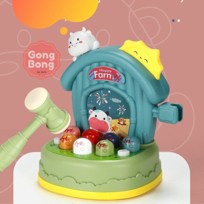 Đồ chơi đập chuột cho bé, đồ chơi thông minh kích thích khả năng phản xạ của trẻ Gong Bong store (hàng hot)