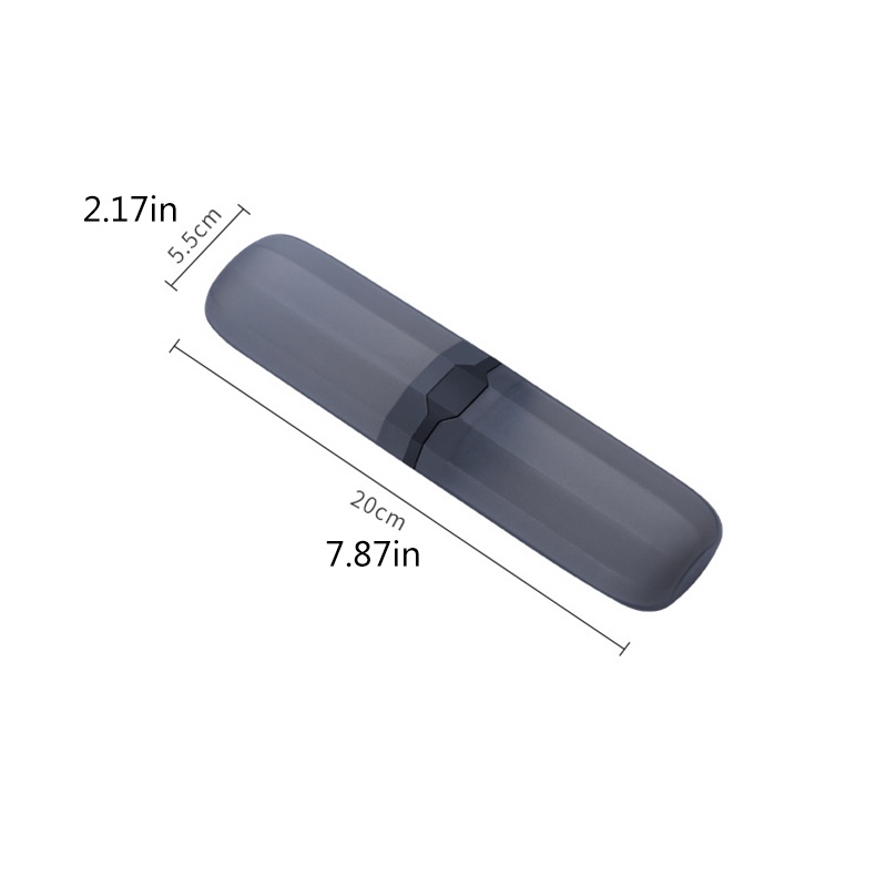 Hộp đựng bàn chải đánh răng/kem đánh răng/bút chì/dụng cụ nhà tắm tiện lợi khi đi du lịch