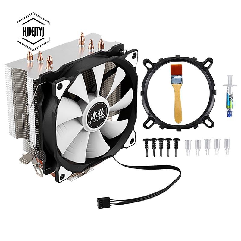 SNOWMAN 4PIN CPU Cooling System Direct Contact CPU Cooler Master Heatpipes Freeze Tower CPU Cooling Fan with PWM Fans