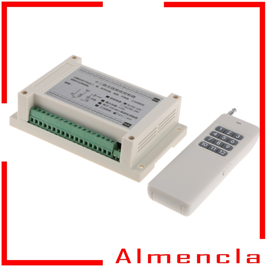 Công Tắc Rơ Le Điều Khiển Từ Xa DC 12V 12 CH