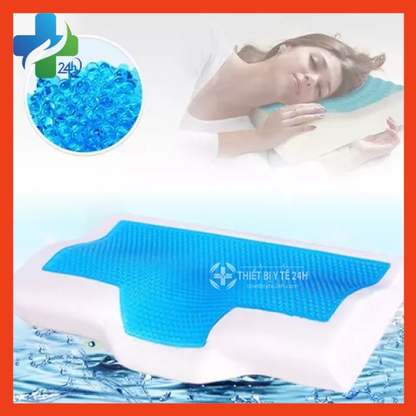 Gối Cao Su Non Điều Hoà Cao Cấp Dành Cho Người Đau Cổ Vai Gáy, Thoái Hoá Đốt Sống Cổ