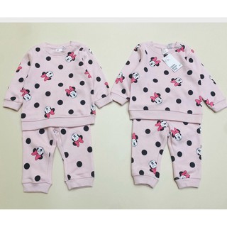 Bộ nỉ Minmie H&M sz 6/9M form to