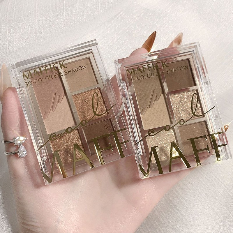 (Hàng Mới Về) Bảng Phấn Mắt MAFFICK 6 Màu Mini Tiện Dụng Chất Lượng Cao phấn mắt tutu phấn mắt hold mĩ phẩm nội địa trung | BigBuy360 - bigbuy360.vn