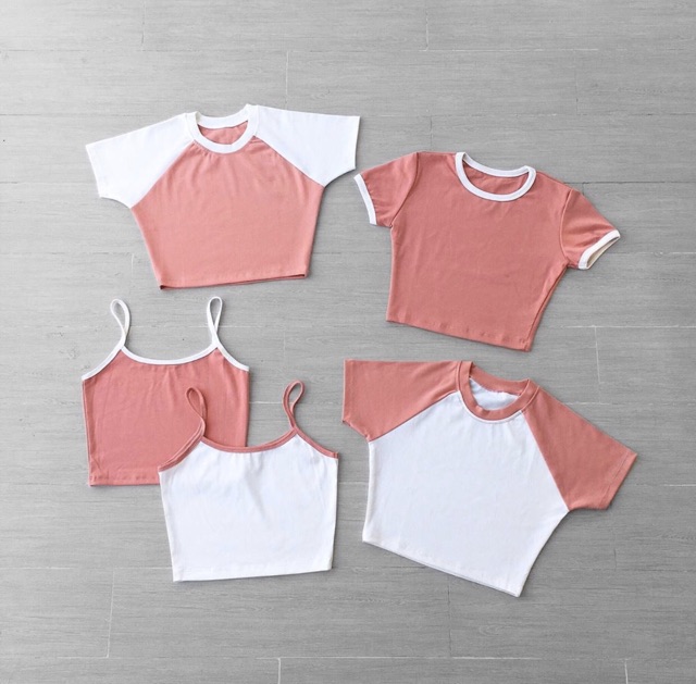 ÁO_CROTOP_RAGLAN🥑(kèm hình thật 100%)