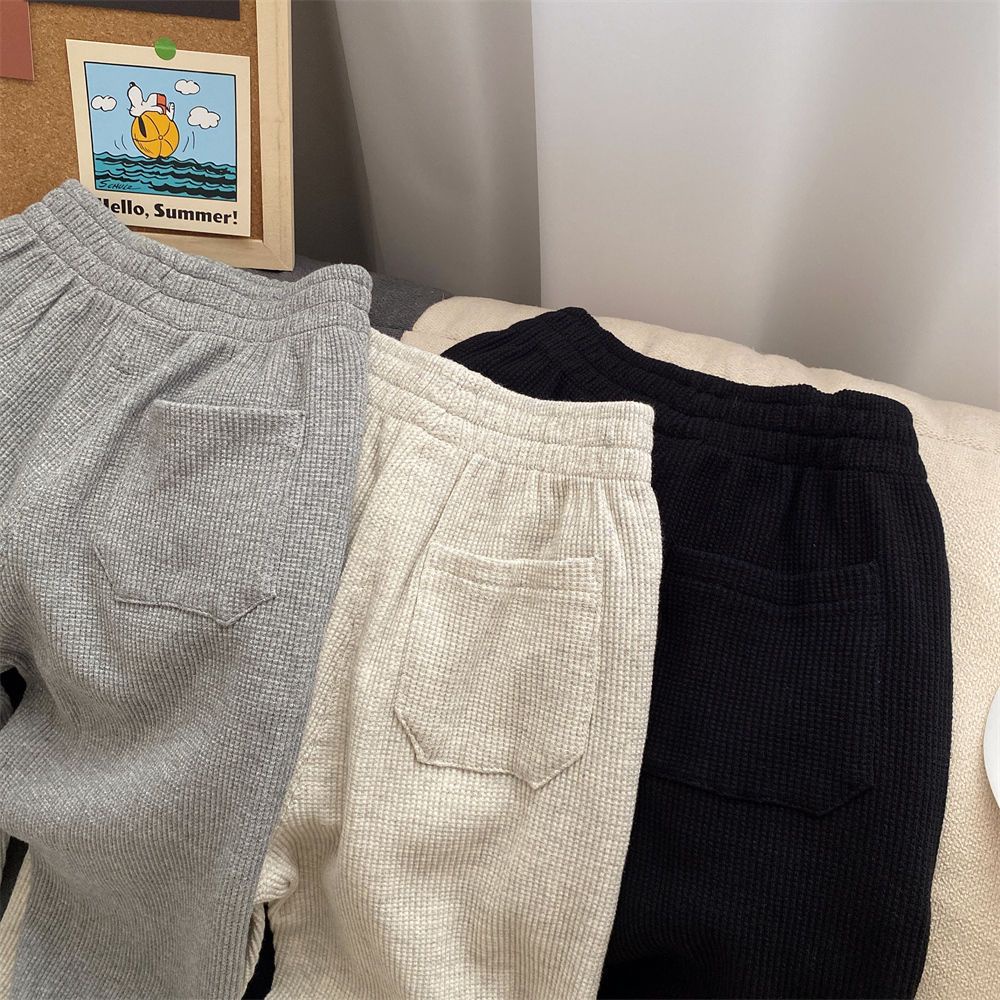 [Babycat] Hàng Có Sẵn Quần Dài Nhỏ Và Trung Bình Kẻ Caro Phong Cách Nhật Bản Kiểu Mới Cho Bé Trai