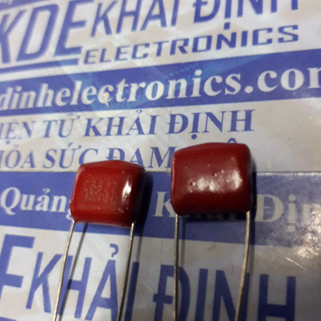 Tụ CBB22 CBB, tụ kẹo 104J 400V 0.1UF 100NF (gói 20 con) kde4106