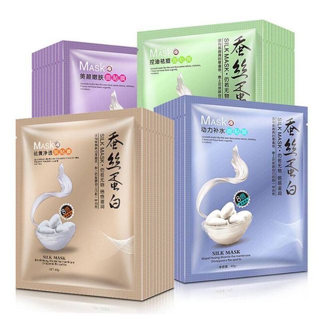 Combo 10 Mặt Nạ Tơ Tằm One Spring Silk Mask Các Màu Nội ĐịaTrung