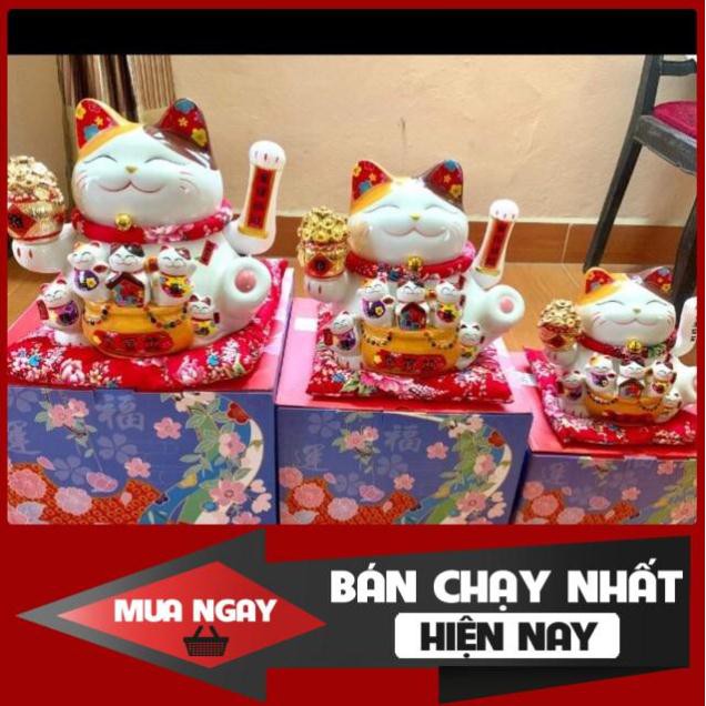 [SP BÁN CHẠY] Mèo thần tài Như Ý Cát Tường - Thiên Kim Vạn Lượng có 3 cỡ