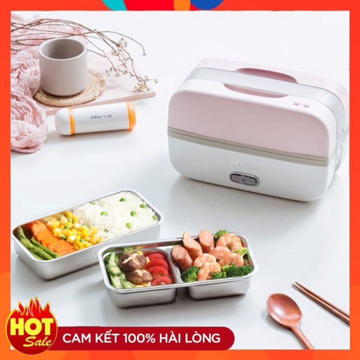 🔥HÀNG CHÍNH HÃNG🔥 Hộp cơm điện cầm tay mini đa năng Bear DFH-B10J2_Bản quốc tế_Bảo hành 18 tháng | BigBuy360 - bigbuy360.vn