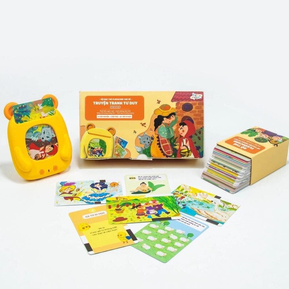 Máy đọc truyện cổ tích cho bé Kennen- Máy đọc thẻ truyện tranh tư duy bảo hành 6 tháng