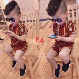 Bộ Lanh Lụa Hình Cho Bé Trai Và Gái