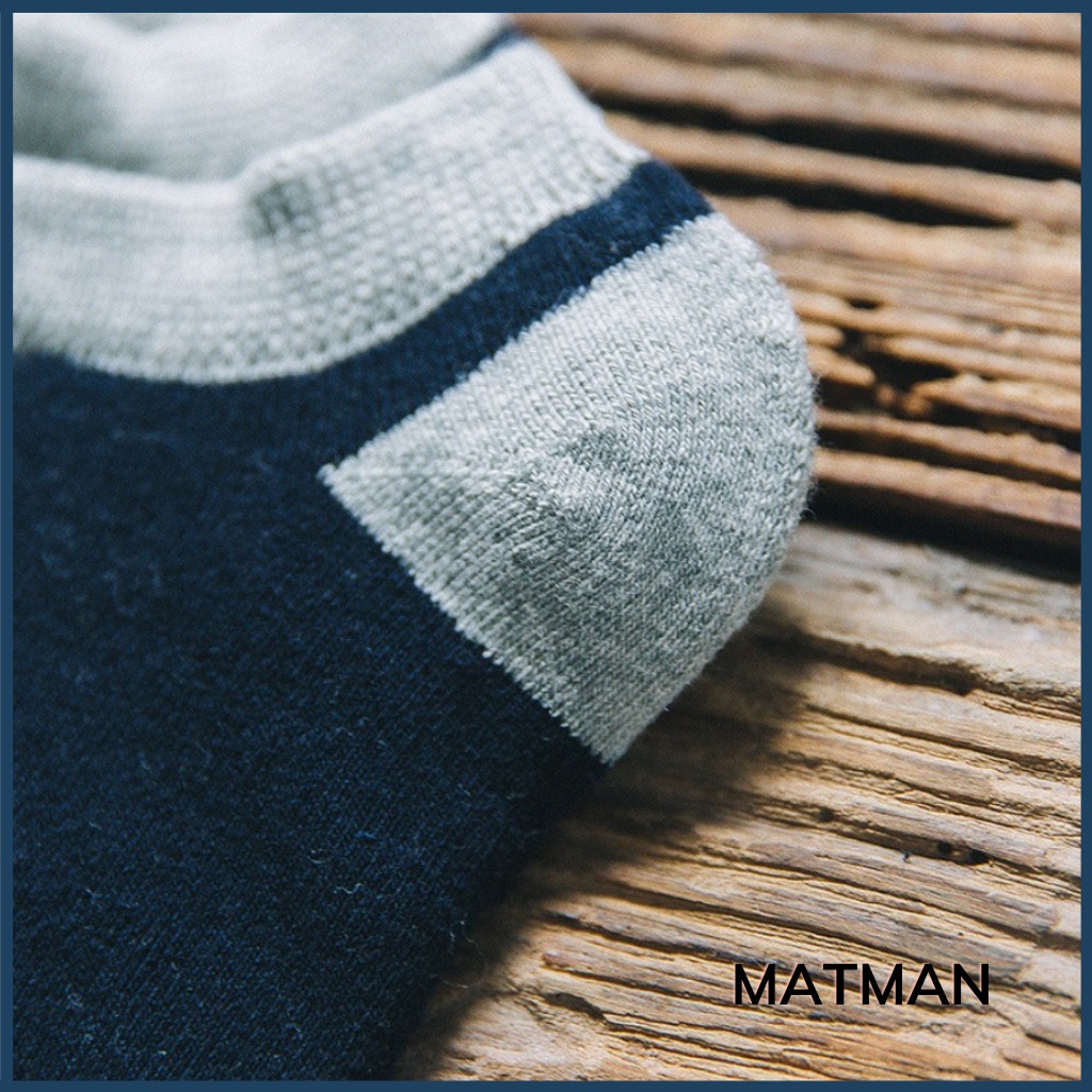 Tất nam công sở, tất nam cổ ngắn cotton Hàn Quốc thoáng khí