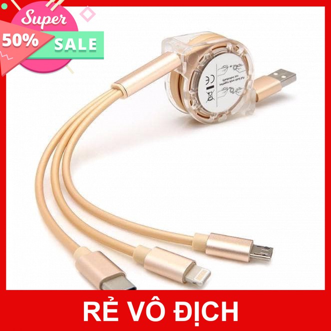 [Hot]-DÂY SẠC DÚT BA ĐẦU