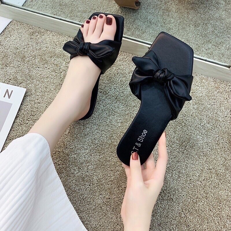 Dép bệt thắt nơ siêu xinh có big size 35-45