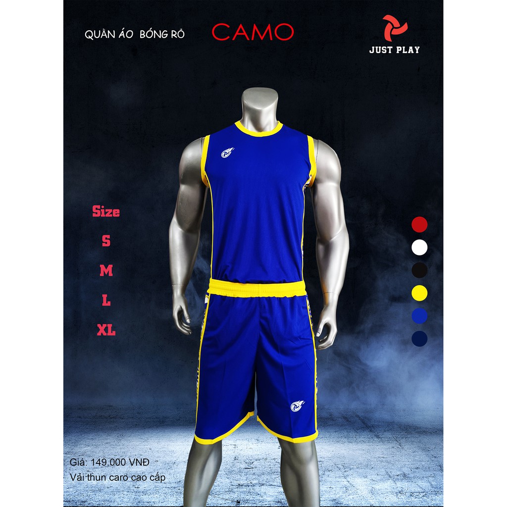 Set Quần Áo Bóng Rổ Camo Xanh Bích Thoáng Mát - ViKi Sport