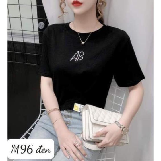 - Áo phông cotton oversize in chữ AB siêu chất, giá rẻ
