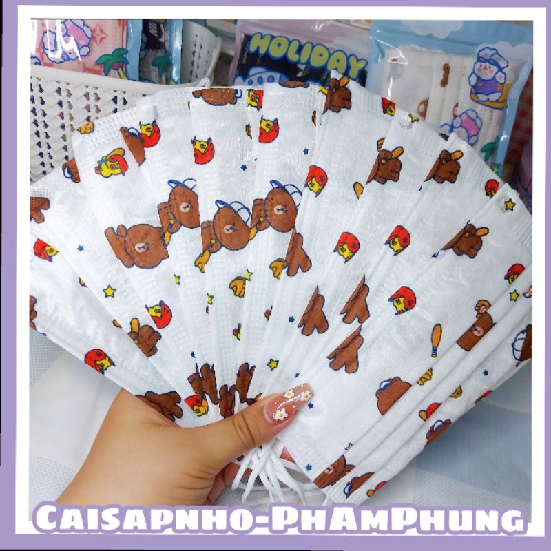 Hộp 50 Cái Khẩu Trang Cao Cấp 4 Lớp Họa Tiết Dễ Thương FASHION GARCOTEX MASK | BigBuy360 - bigbuy360.vn