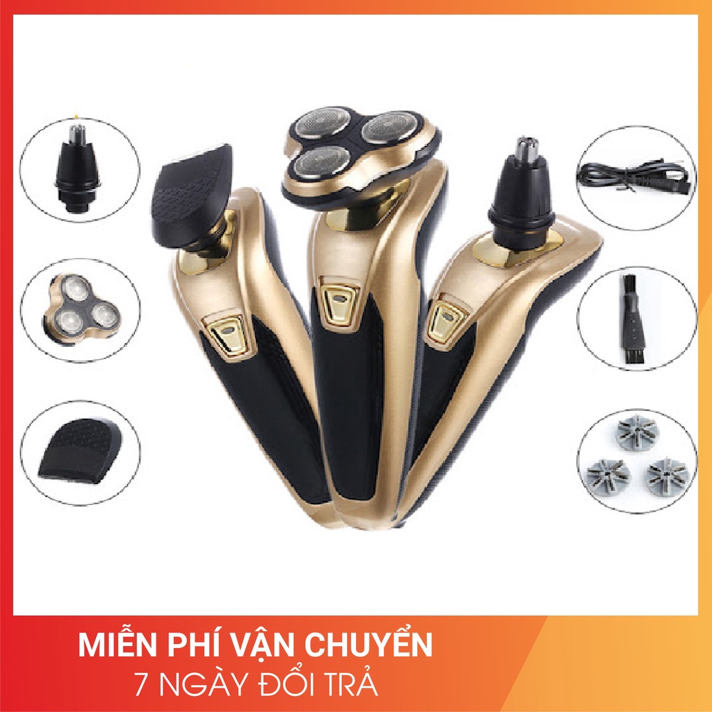 Máy Cạo Râu Cao Cấp 3 In 1 - LINGKE (PAILIPU) FS 3188 - Cạo Râu, Cắt Tóc,Tỉa Lông Mũi