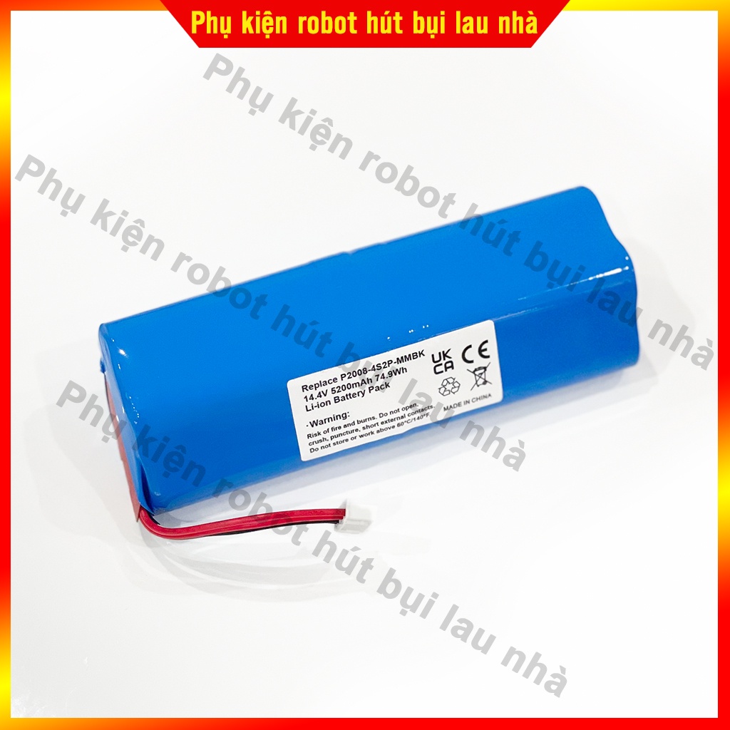 Pin robot hút bụi Ecovacs T9 - T9 AIVI - T9 Power - T9 AIVI+ Bảo hành 3 tháng (Lỗi 1 đổi 1)