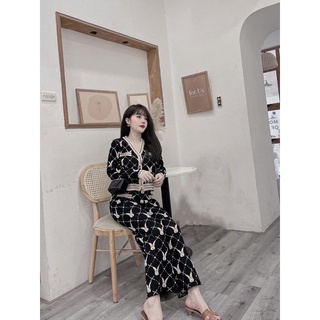 BỘ LỤA MANGO TAY DÀI QUẦN DÀI SANG CHẢNH