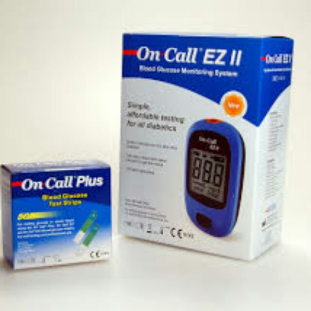 Máy On Call EZ II ( Oncall ez 2) tặng 1 hộp 25 que On Call Plus