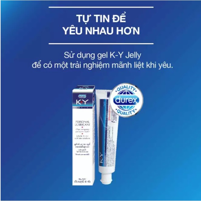 [DEAL HOT] Combo 3 Tuýt Gel Bôi Trơn Durex KY tuýt 50g