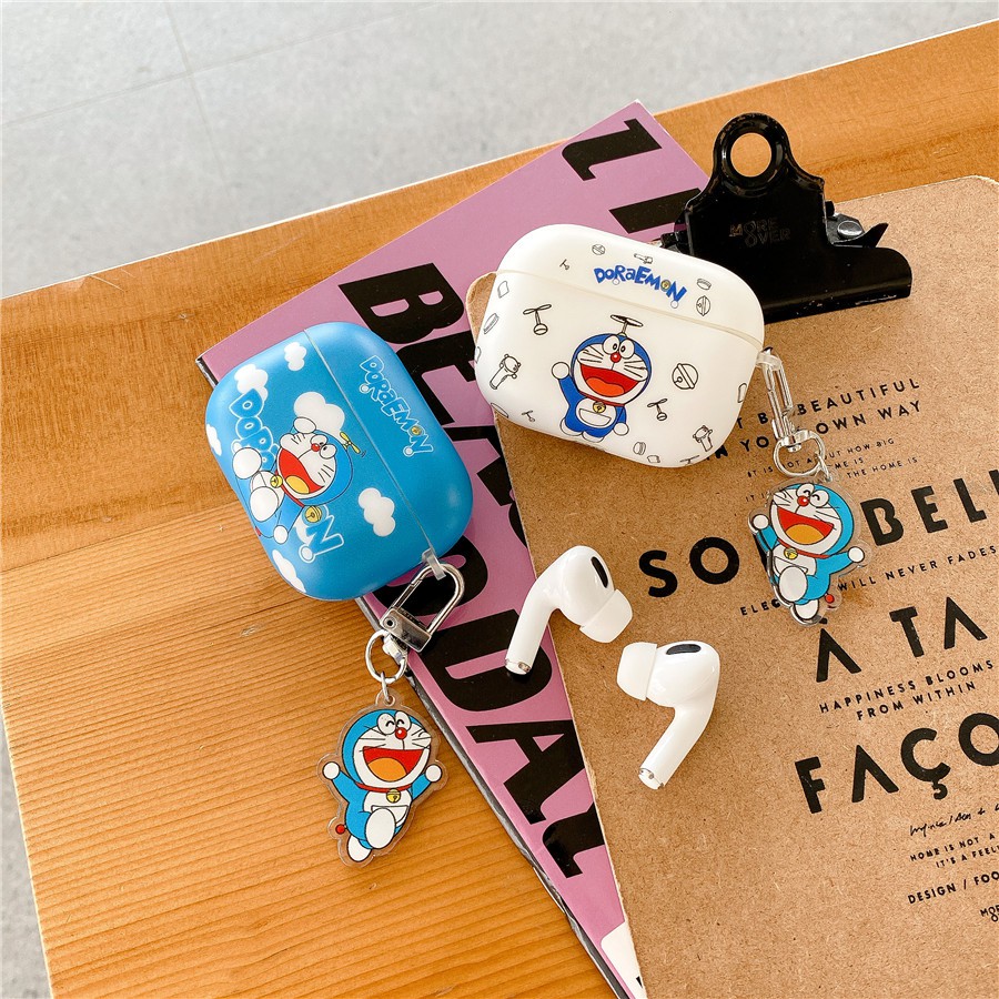 Vỏ Bảo Vệ Hộp Sạc Tai Nghe AirPods Pro2 AirPods Pro Airpods3 gen3 AirPods 2 Hình Doraemon Dễ Thương Ốp